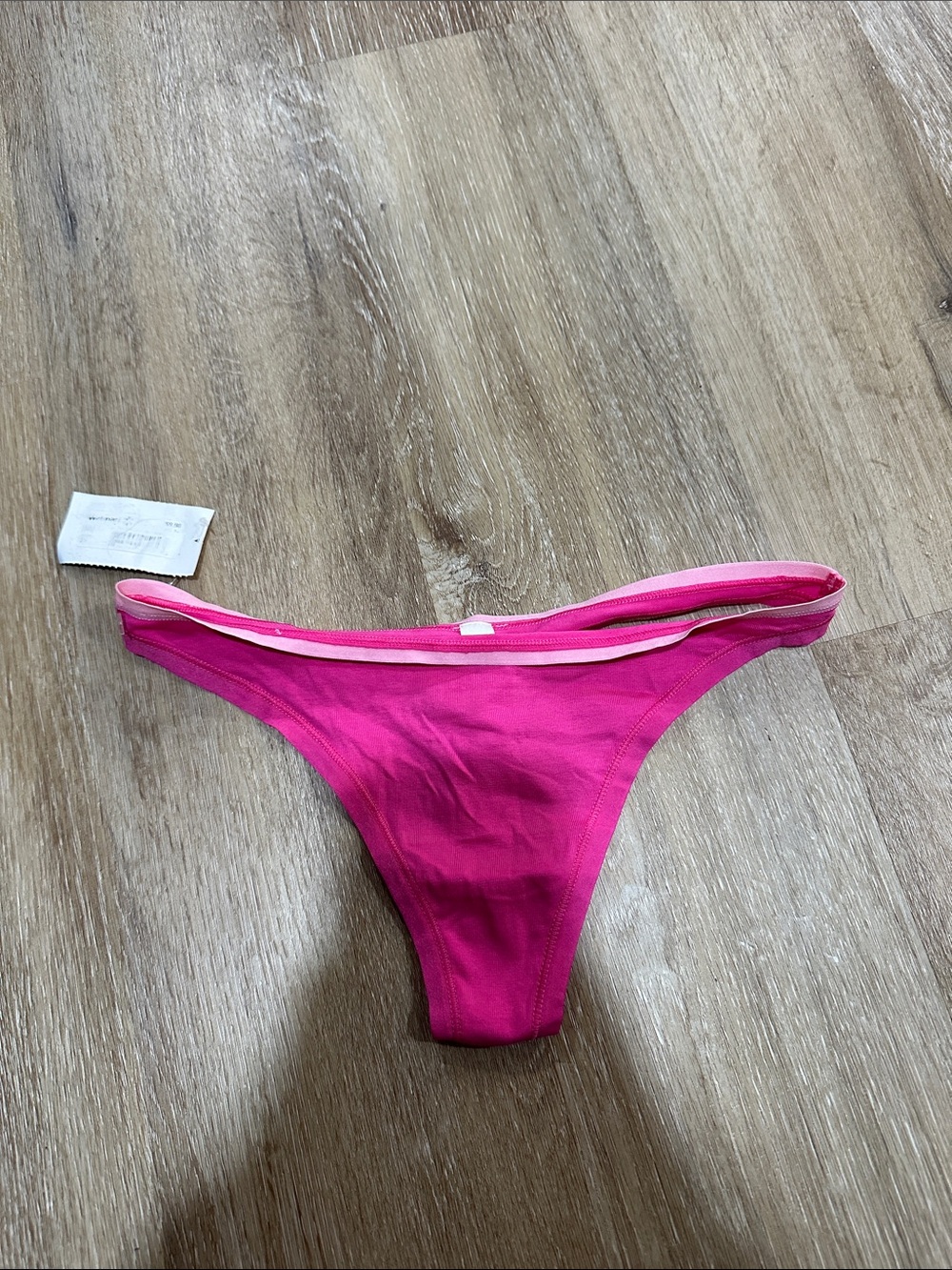 Hot Pink thong underwear